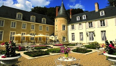 Hyr en helikopter till Le Domaine de Beauvois i Loiredalen