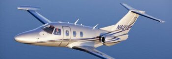 location de jet privé Vision Jet au coucher du soleil