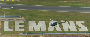Paris - Le Mans: Helikoptertransfer