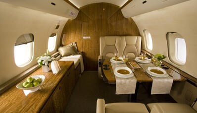 Topp 5 privata jetplan som används av franska VD:ar