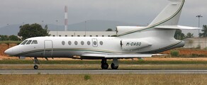 FALCON 50/50EX hyra av privatjet