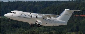 RJ 85 (BAE 146) VIPuthyrning av privatjet 