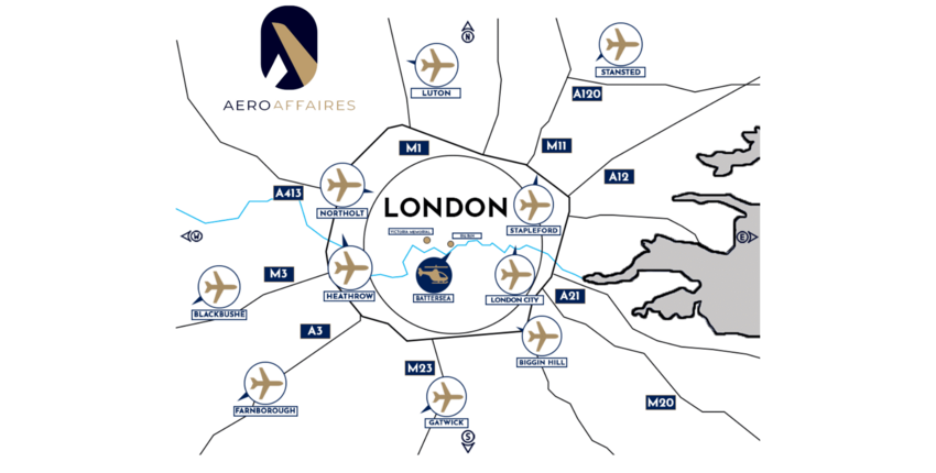 London Luton: privat jetuthyrning