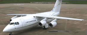 AVRO RJ 85uthyrning av privatjet 