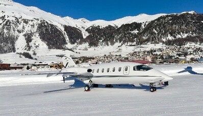 Vädrets inverkan på en flygning med privatjet