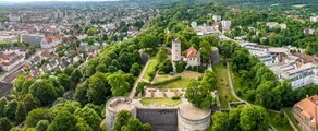 Bielefeld: hyra av privatjet 