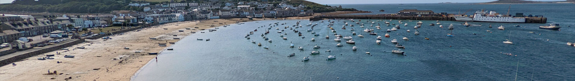 Hugh Town St Marys Scilly : plats för privatflyg 