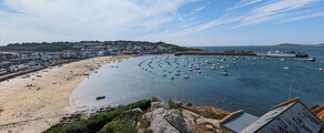 Hugh Town St Marys Scilly : plats för privatflyg 