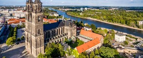 Magdeburg: hyra av privatjet 