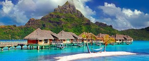 Bora-Bora: hyra av privatjet 
