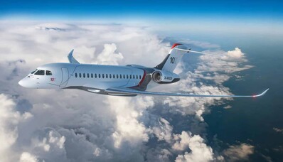 Dassault Aviation lanserar Falcon 10X, sin mest kraftfulla privatjet