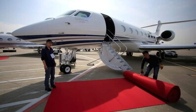 Topp 10 av miljardärernas privata jetplan