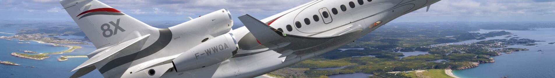 Falcon 8X förbättrar sin hytt