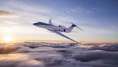 De två nya affärsjetflygplanen från Gulfstream