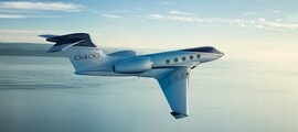 Location de jet privé, intérieur G5500 avec sièges gris