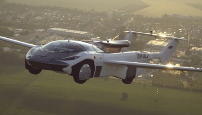 AirCar: Slovakiens flygande bil certifierad som revolutionär