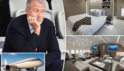 Roman Abramovitch och hans privatjet