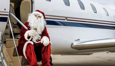 5 destinationer att flyga till i jul i en privatjet