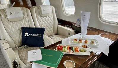 Gourmetmenyer på privata jetplan: det ultimata inom lyx och nöje