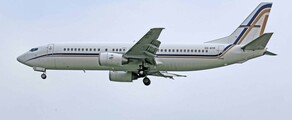 Boeing B737-400 hyra av privatjet