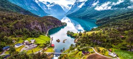 Charter av privatjet och helikopter i Lofoten