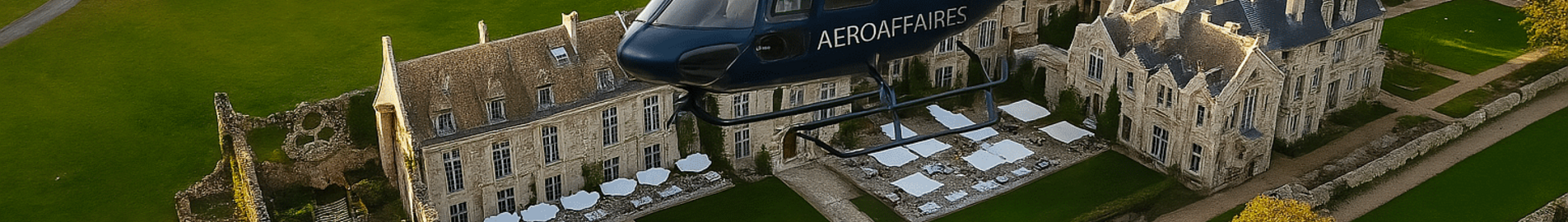 Abbaye des Vaux de Cernay: helikopterupplevelse