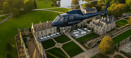 Domaine de Primard: Helikopterupplevelse