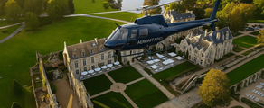 Abbaye des Vaux de Cernay: helikopterupplevelse