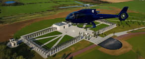 D-dags landningsstränder i Normandie: helikopterupplevelse
