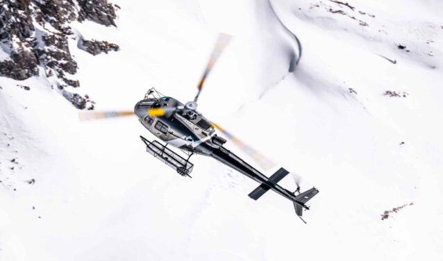 Lyon - Megève: helikoptertransfer