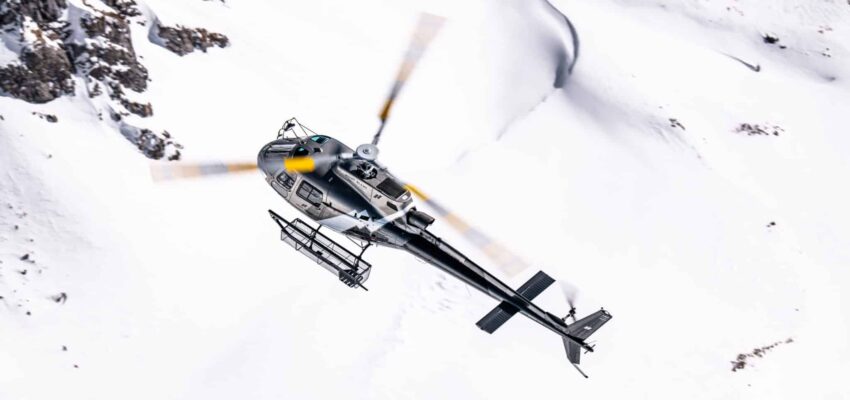 Lyon - Megève: helikoptertransfer