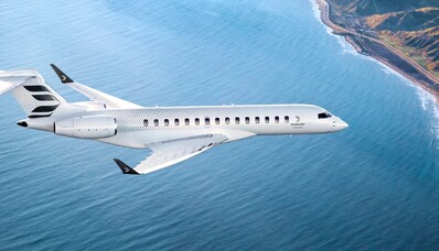 Bombardier Global 8000 kanadensisk tillverkare tar i bruk det snabbaste affärsflygplanet sedan Concorde